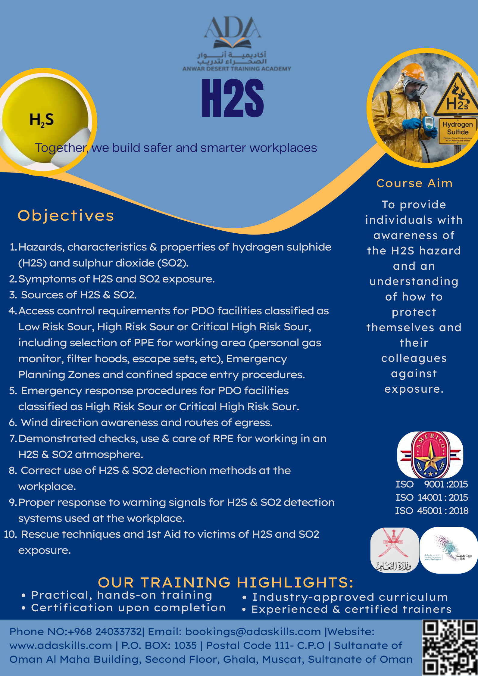 HYDROGEN SULFIDE COURSE
